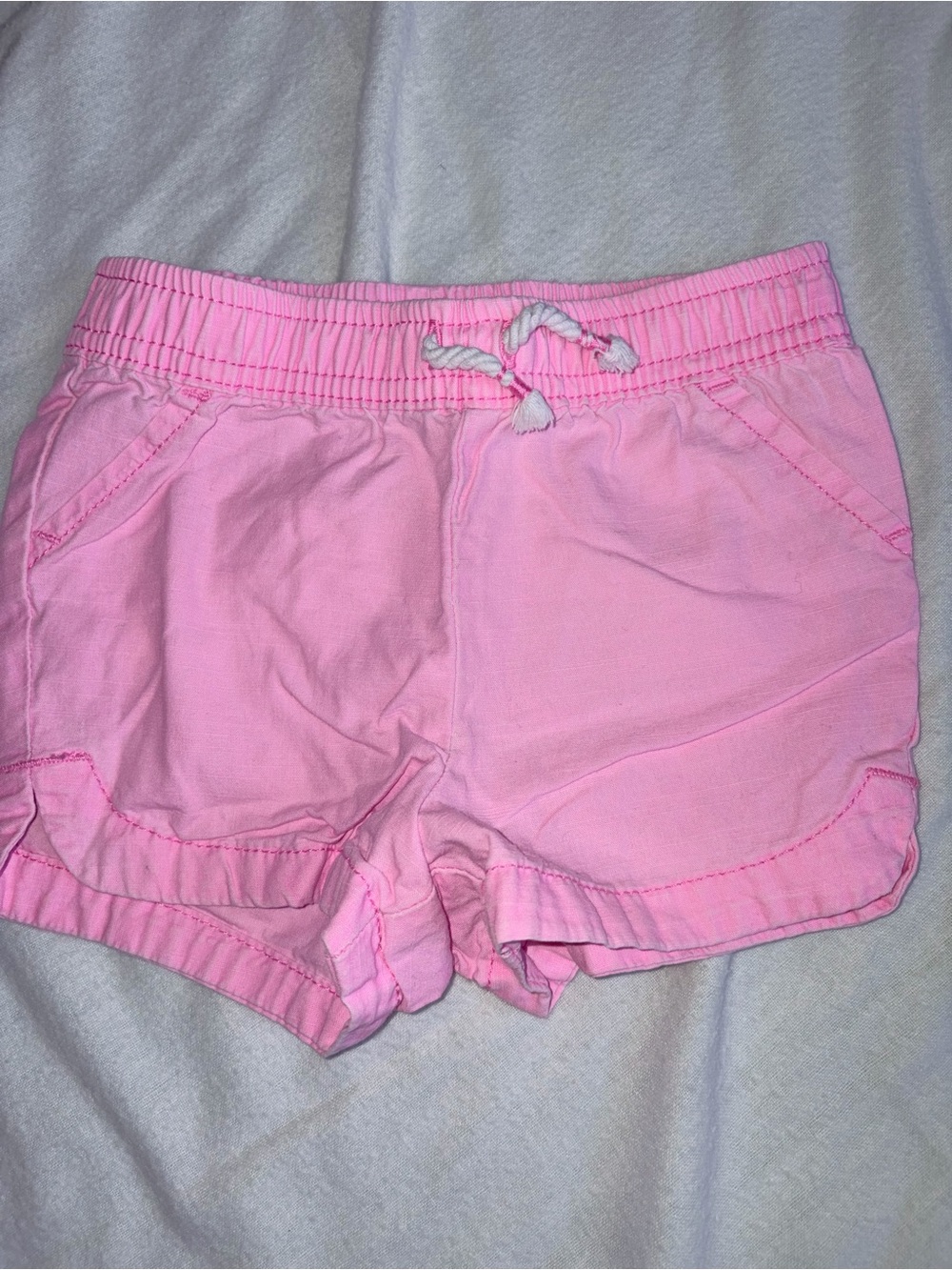 jumping beans Pink Elastic-Waist Shorts 24 months